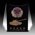 军队纪念水晶牌