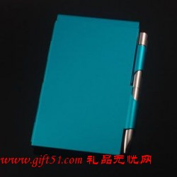 彩色铝制带笔记事本,工作手册定制