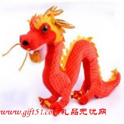 2012年新年礼品,中国龙,龙公仔,毛绒玩具定制