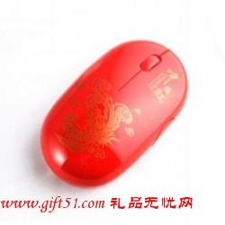 中国红龙凤呈祥无线鼠标