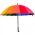 直杆彩虹雨伞