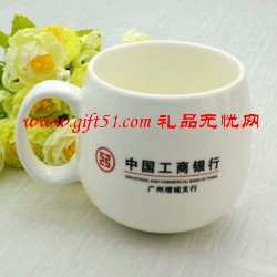 新骨瓷QQ杯/中国工行骨瓷杯
