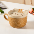 美厨（maxcook）陶瓷猫猫头马克杯