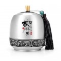 梅兰竹菊-纯锡茶叶罐